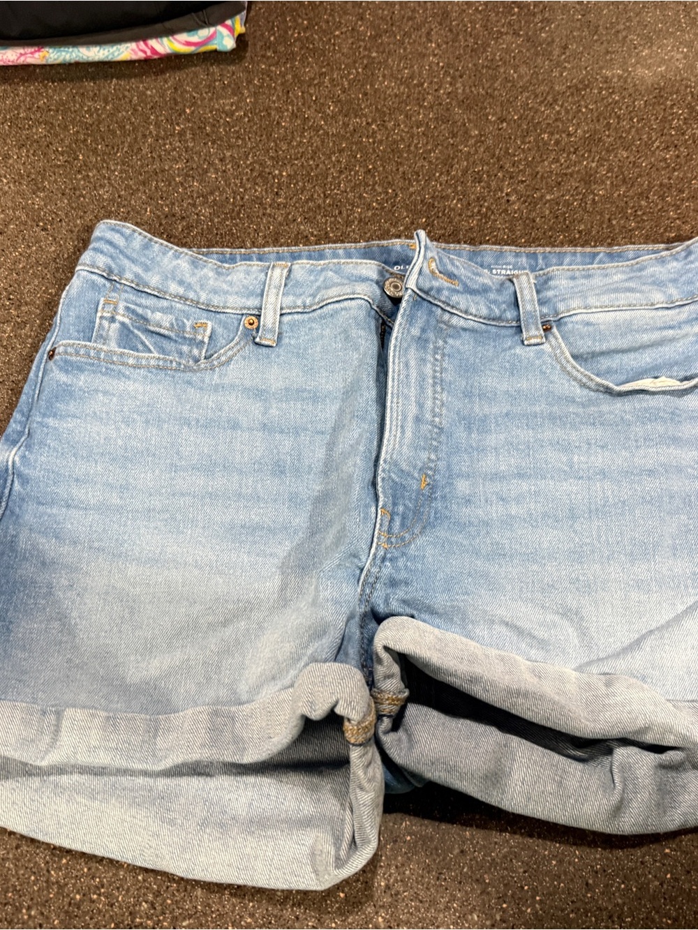 Old Navy Light Blue High-Rise Straight Jeans